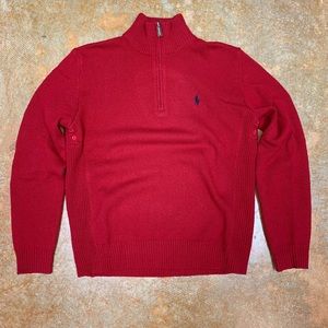 Polo Ralph Lauren Quarter Zip Sweater Size Medium